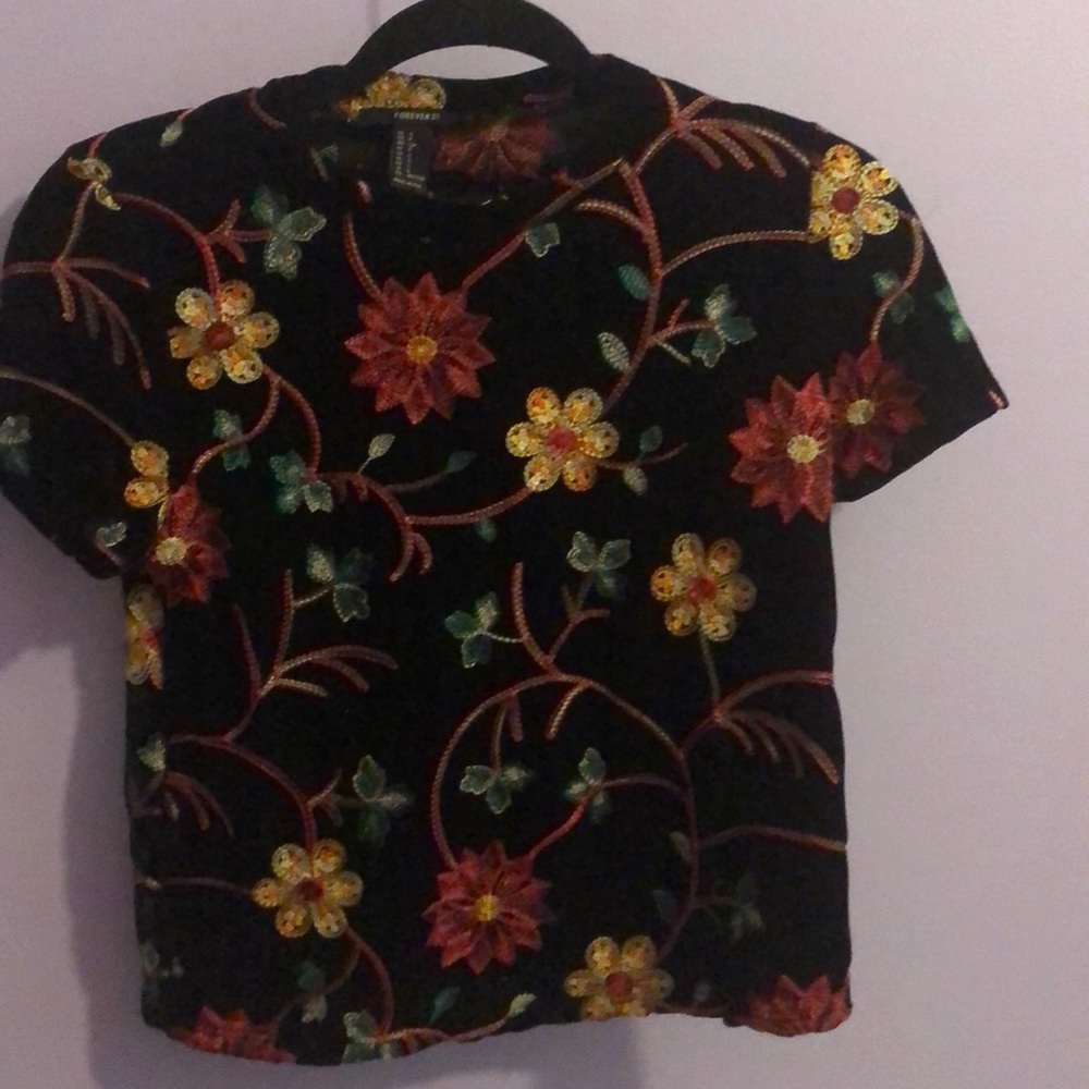 Forever21 velvet top